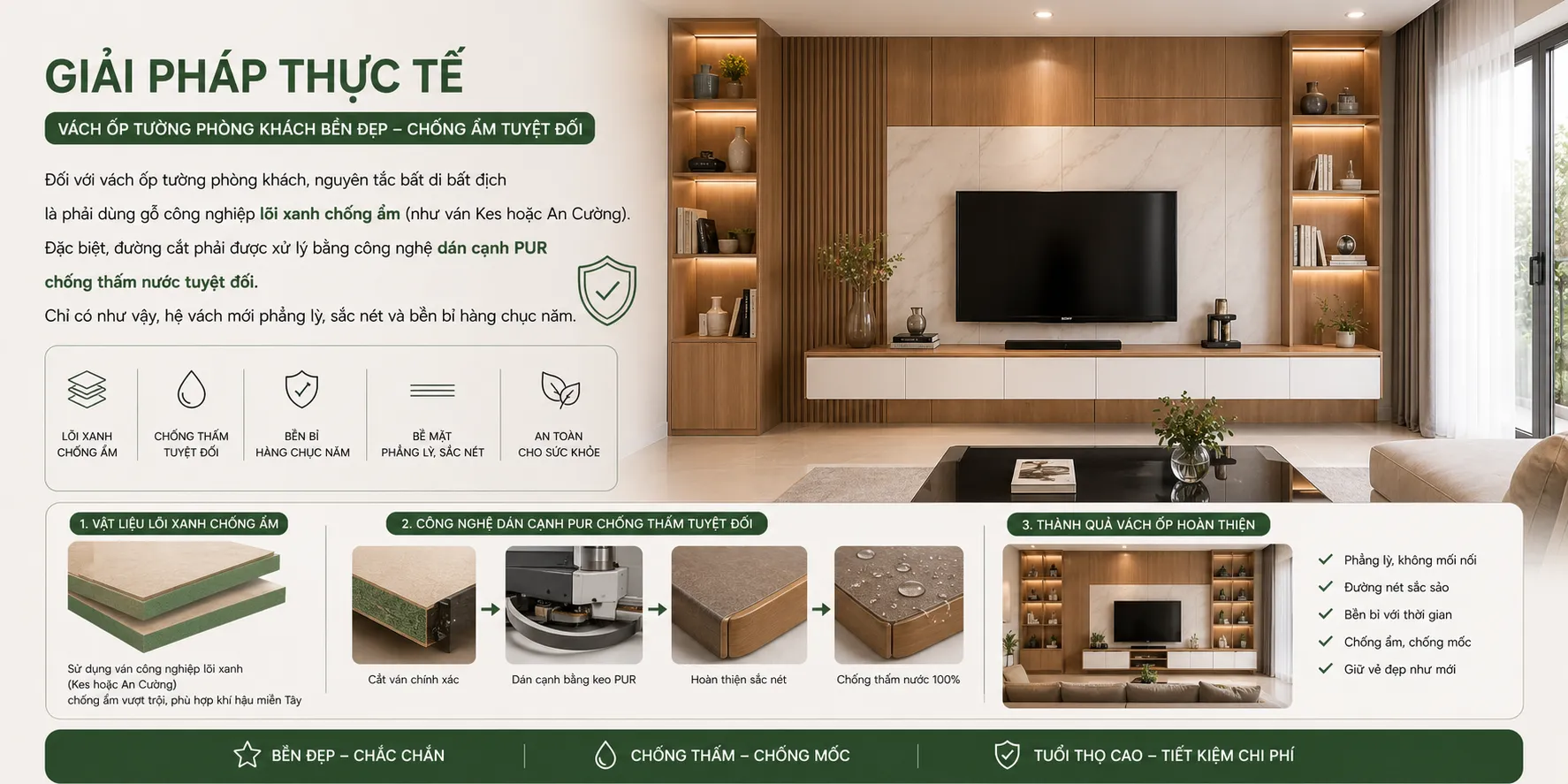 giải pháp nội thất phòng khách