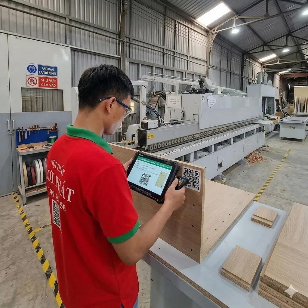 Kiểm tra chi tiết CNC sản xuất nội thất