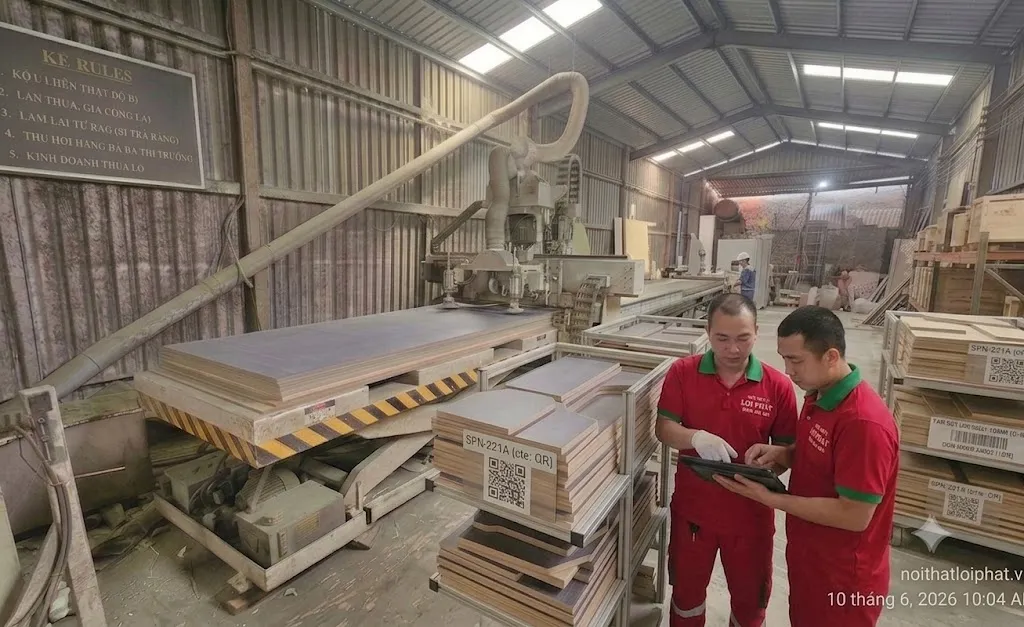Xưởng CNC nội thất miền Tây Lợi Phát
