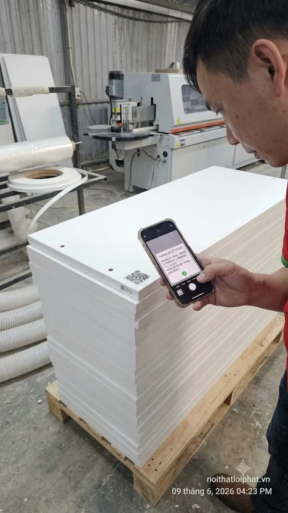 Quản lý chất lượng gia công CNC bằng mã QR tại Lợi Phát