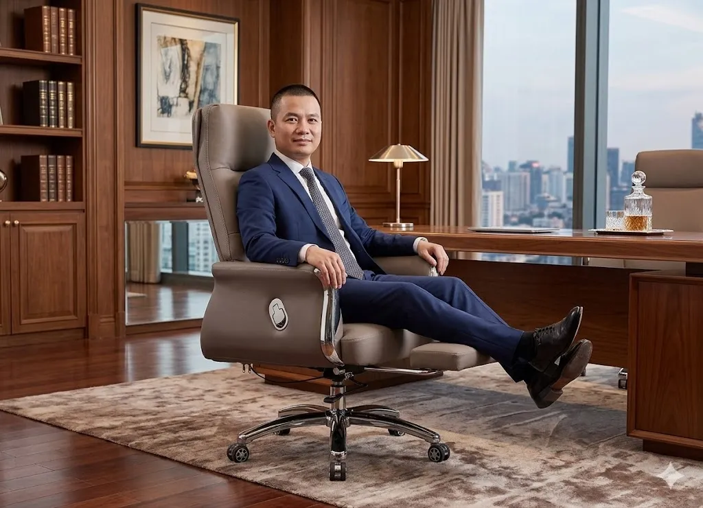 Không gian văn phòng sử dụng ghế lãnh đạo boss chair BC04 Theone Không gian văn phòng sử dụng ghế lãnh đạo boss chair BC04 Theone