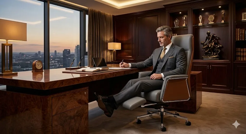 kích thước ghế lanh đạo boss chair BC07