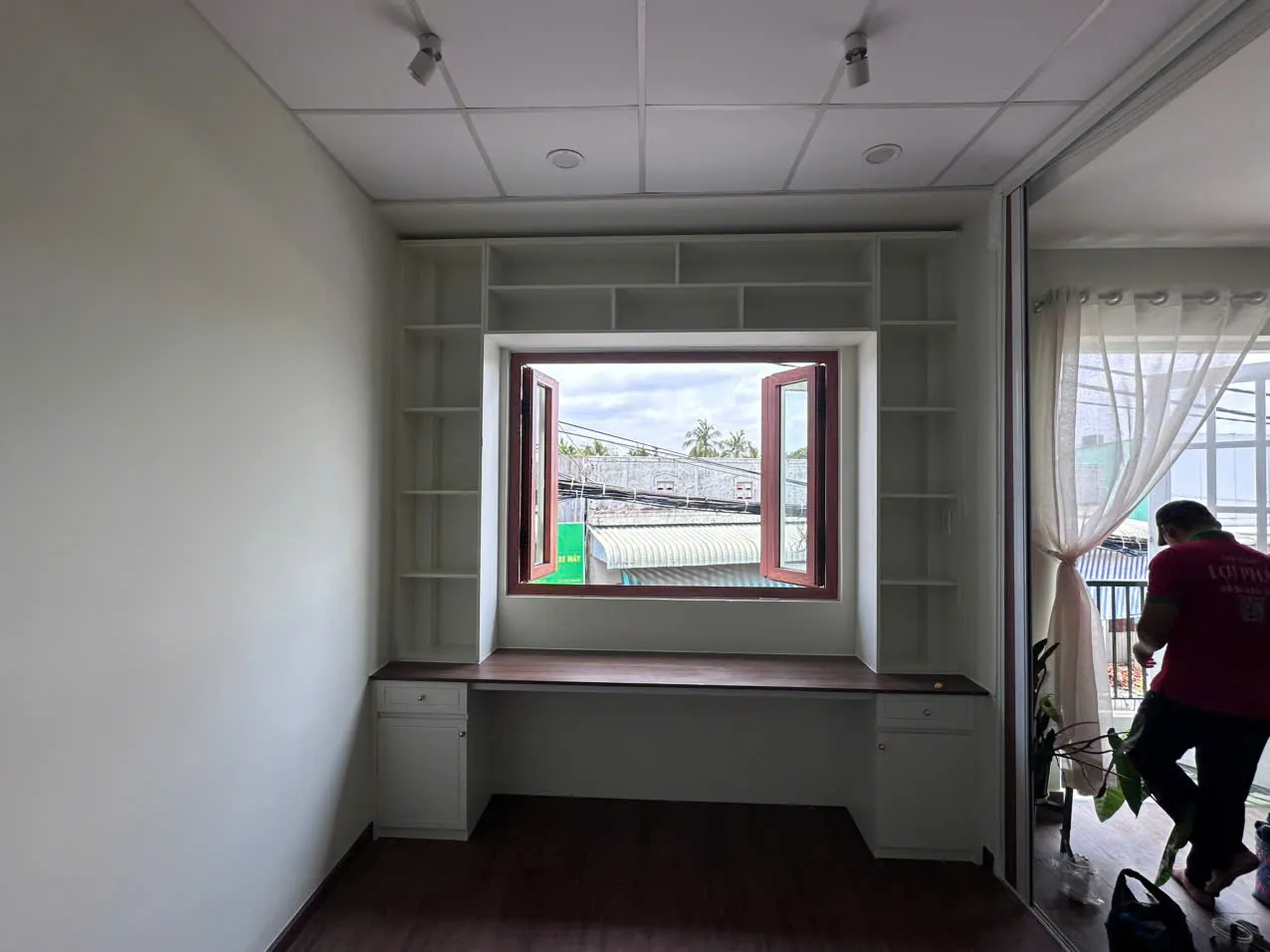 Hình ảnh hiện trạng - thiết kế - thi công thực tế phòng học nhà phố KDC Hồng Phát, quận Ninh Kiều