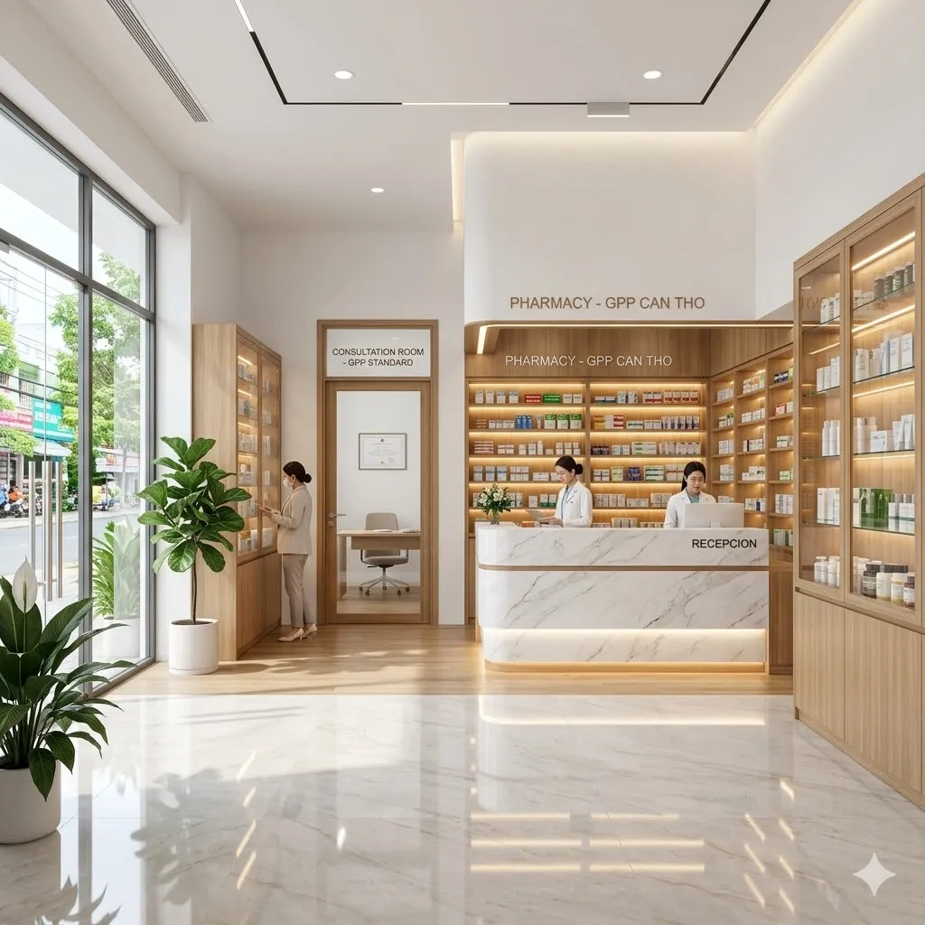Nội thất nhà thuốc Nội thất nhà thuốc