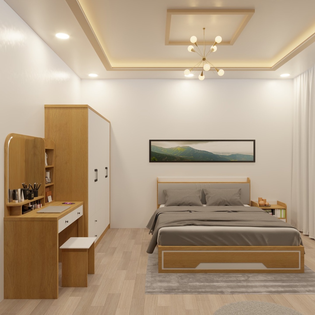 Combo Phòng ngủ CPN06 màu sáng