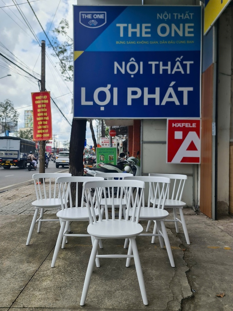 Ghế ăn gỗ cao su